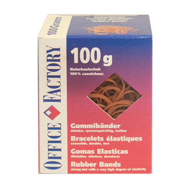 SMART OFFICE Elastiques 60mmx1.3mm 601116 catout.naturel 100g