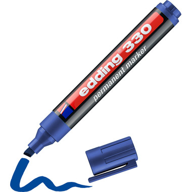 EDDING Permanent Marker 330 1-5mm 330-003 blau