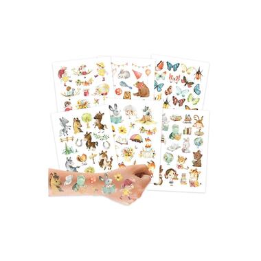 Set di tatuaggi Papierdrachen cavalli e amici di lettura