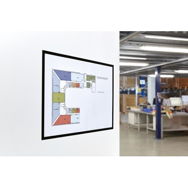 MAGNETOPLAN Magnetrahmen magnetofix A3 1130412 schwarz 5 Stk.