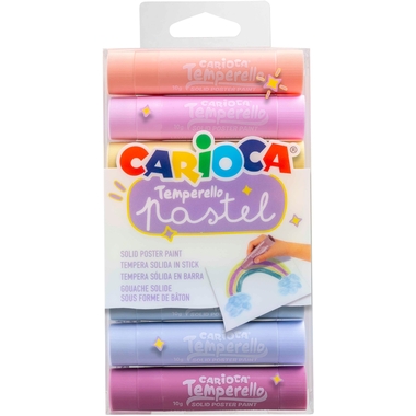 CARIOCA Posterfarbe Temperello Pastell 42673 ass E-8