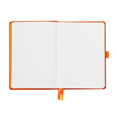 RHODIA Goalbook Notizbuch A5 118583C Hardcover mandarine 240 S.