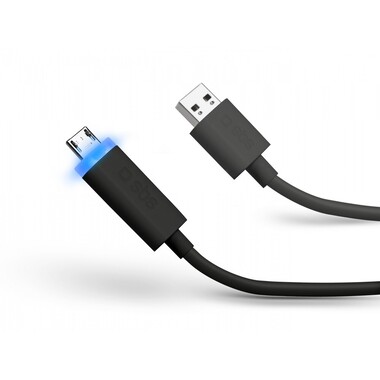Datenkabel USB 2.0 - Micro-USB mit LED-Licht | SBS