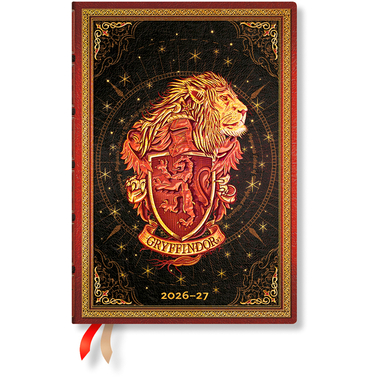 PAPERBLANKS Agenda Harry Potter Midi 26/27 DD1727-2 1W/2S 18M DE HOR HC 13x18cm