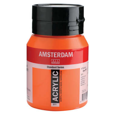 AMSTERDAM Acrylfarbe 500ml 17723112 zinnober 311