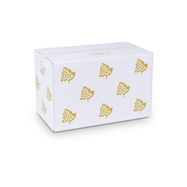 Wine shipping packaging for 4x 0.75l bottles with bottle height 360mm & Ø95mm