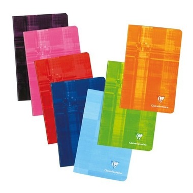 CLAIREFONTAINE Cahier 110x170mm 63602 5mm 48 feuilles