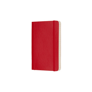 MOLESKINE Carnet P/A6 854597 ligné,SoftCover,scarlet