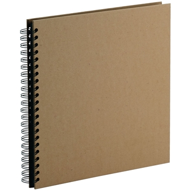 RÖSSLER Fotoalbum 1329452627 29x29cm, kraft/schwarz