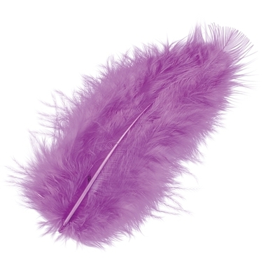 KNORR PRANDELL Marabufedern 10cm 6619282 violett 15 Stück