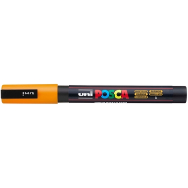 POSCA Marker 0.9-1.3mm PC3M B.YELLO sonnengelb, Rundspitze
