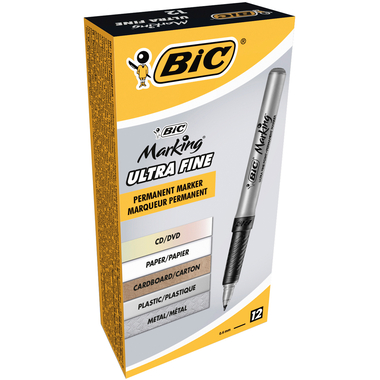 BIC Marking Ultra Fine 0.8mm 8290801 schwarz 12 Stück
