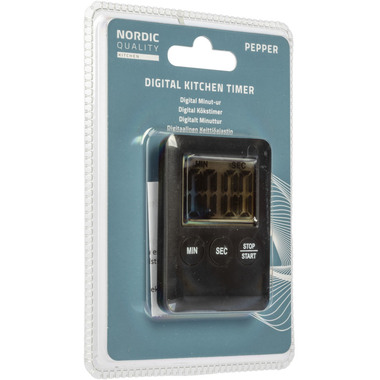 NORDIC Q Pepper Kitchen Timer 352426 Digital