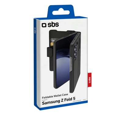 Book-style case with card holder pockets for Samsung Z Fold 5