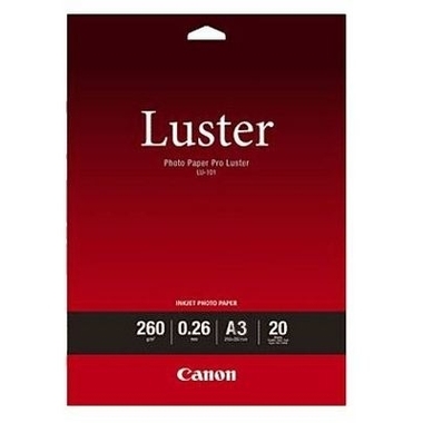 CANON Photo Paper Pro Luster A3 LU101A3 InkJet, 260g 20 Blatt
