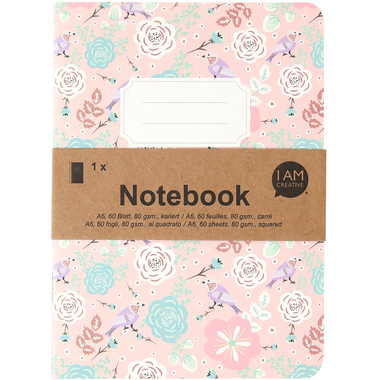 I AM CREATIVE Taccuino A6 4005.36 rosa 60 pagine