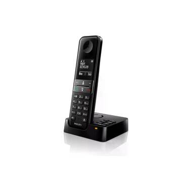 Philips Cordless Phone D4751B Black