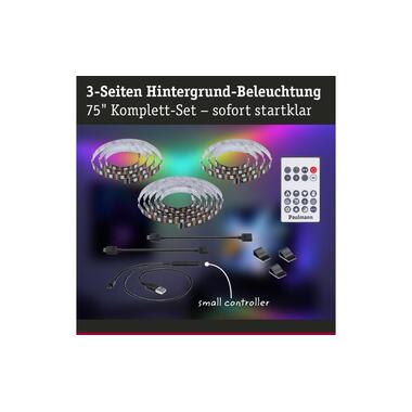 Paulmann EntertainLED USB Strip Éclairage TV RGB+, 75"