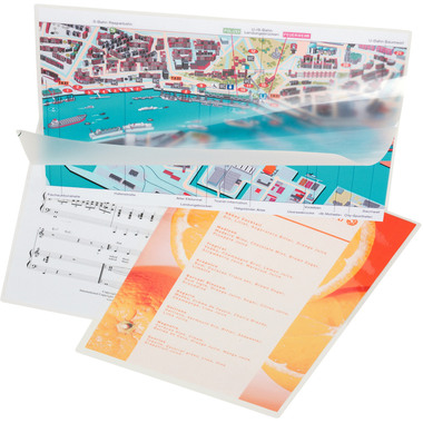 LEITZ Pochettes à plastifier A4 74300002 brillant, 125my 100 pcs.