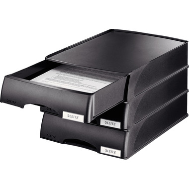LEITZ Briefkorb-Schublade Plus A4 5210095 schwarz
