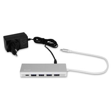 LMP Hub USB USB Type-C – USB-A 3.0, USB -C Argent