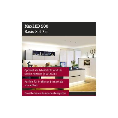 Paulmann LED-Stripe MaxLED 500 2700 K, 3 m Basisset