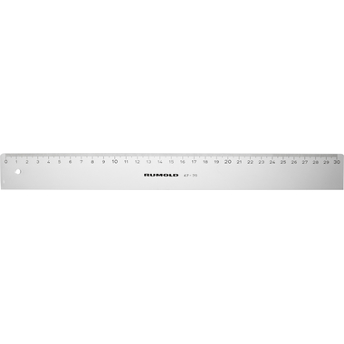 RUMOLD Flachlineal 30cm FL47/30 transparent