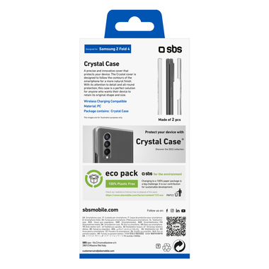 Cover Crystal per Samsung Z Fold 4 | SBS