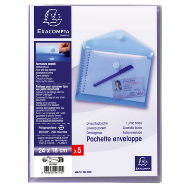 EXACOMPTA Dokumententasche A5 56720E PP, sortiert