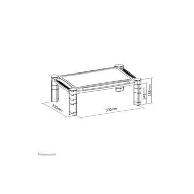 NEOMOUNTS Monitor Erhöhung NSMONITOR20 Schwarz