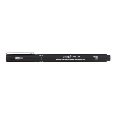 UNI-BALL Fineliner Pin 0,8mm PIN08200(S)B schwarz