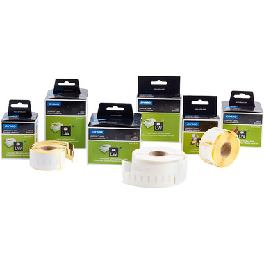 DYMO Etiquett.d'adresse PP 89x36mm S0722410 transp., permanente 260 pcs.