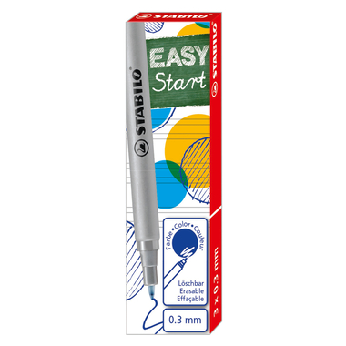 STABILO Tintenpatronen Easy 0,3 mm 6870/041 blau 3 Stück