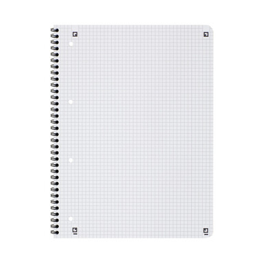 OXFORD Collegeblock Touch A4+ 400121610 nero, quadrettato 90g 80 fogli