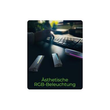 ICY BOX SSD Gehäuse M.2 SATA/NVMe