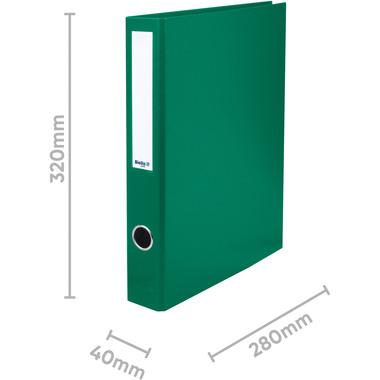 BIELLA Ringbuch Dinor-Quatro 5cm 12644430U 4 Ringe grün A4+