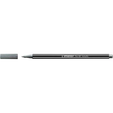 STABILO Penna Fibra 68 1mm 68/805 argento metallico