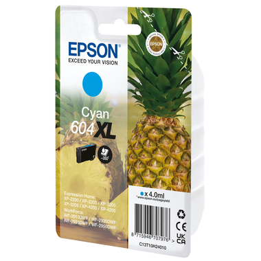 EPSON Tintenpatrone 604XL cyan T10H24010 WF-2910/30/50 350 Seiten