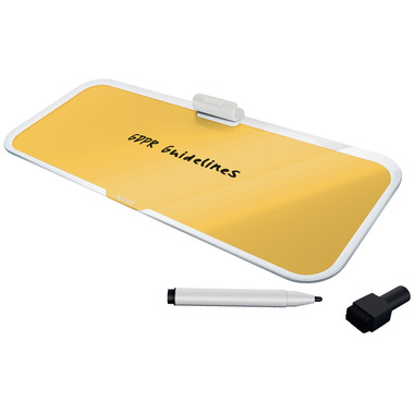 LEITZ Glass Memoboard Cosy 5269-00-19 gelb 42x19x1cm