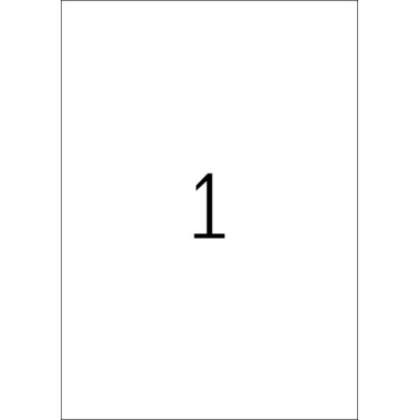 HERMA Étiquettes SPECIAL 210x297mm 4230 blanc,perm. 25 pcs./25 flls.
