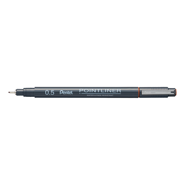 PENTEL Fineliner Pigment 0.5 mm S20P-5SG POINTLINER, sanguine