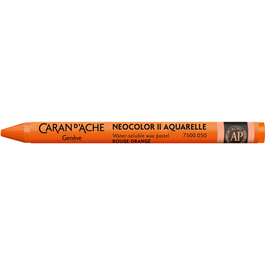 CARAN D'ACHE Wachsmalkreide Neocolor II 7500.050 rotorange