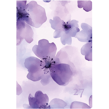 BIELLA TA Memento Trend 2027 825413770027U 1W/2S PurpleFlower 10.1x14.2cm