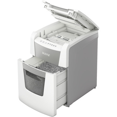 LEITZ Aktenvernichter IQ AF 8012-20-00 Small Office 100, P-5, 34lt