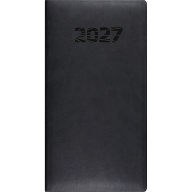 SIMPLEX Agenda Simply Flex 2027 6950J1.27 1S/2P noir ML 8.7x15.3cm