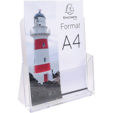 EXACOMPTA Prospekthalter A4 74058D transparent 85x235x247mm