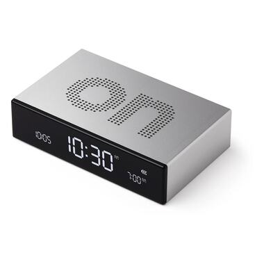 Lexon Digital Alarm Clock Flip Premium Dark Gray
