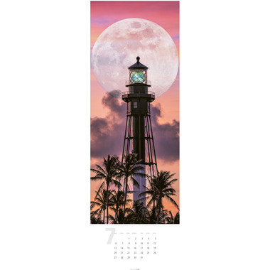 WEINGARTEN Calendario 2026 2951500+26 Leuchttürme DE 34x98cm