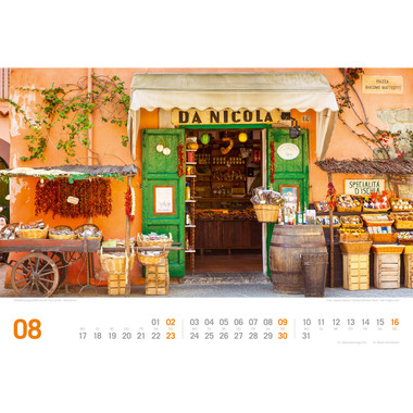 ACKERMANN Bildkalender 2026 3622 Italien DE 45x33cm