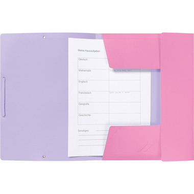 KOLMA Dossier élastique Doppia A4 11.080.20 rose/violet